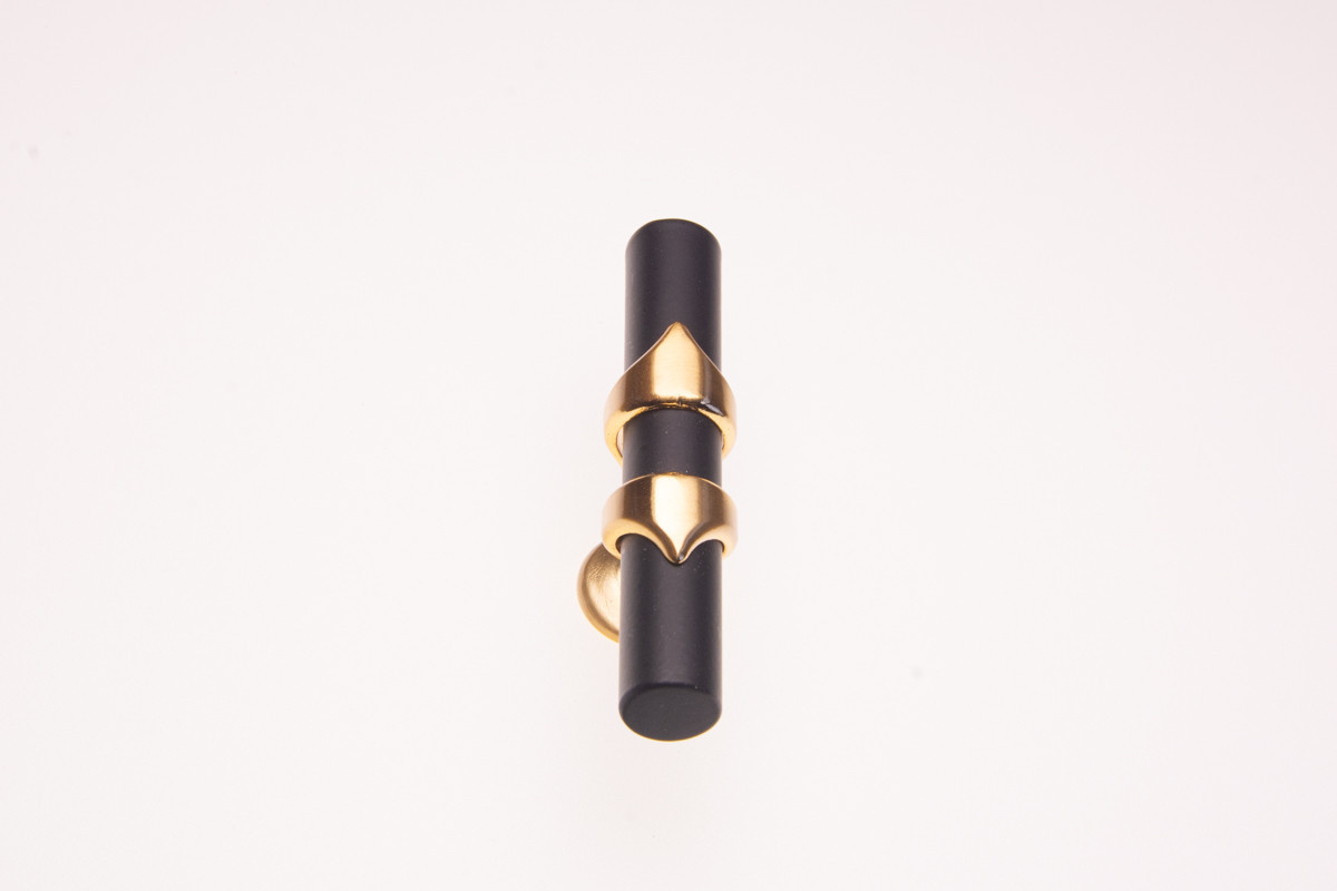 BUTON 631D NEGRU MAT - AURIU MAT