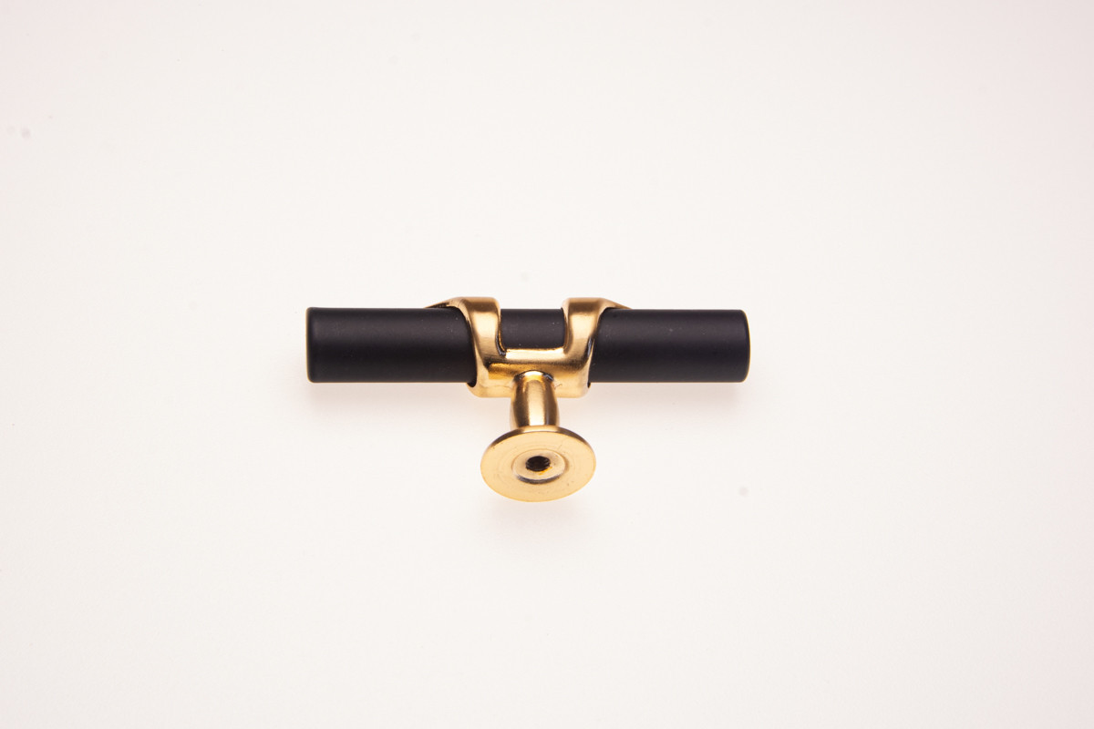 BUTON 631D NEGRU MAT - AURIU MAT