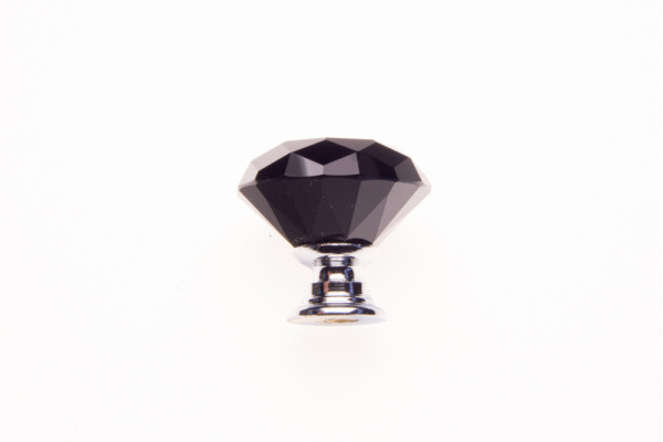 BUTON STICLA SPLASH NEGRU 30 MM