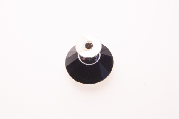 BUTON STICLA SPLASH NEGRU 30 MM