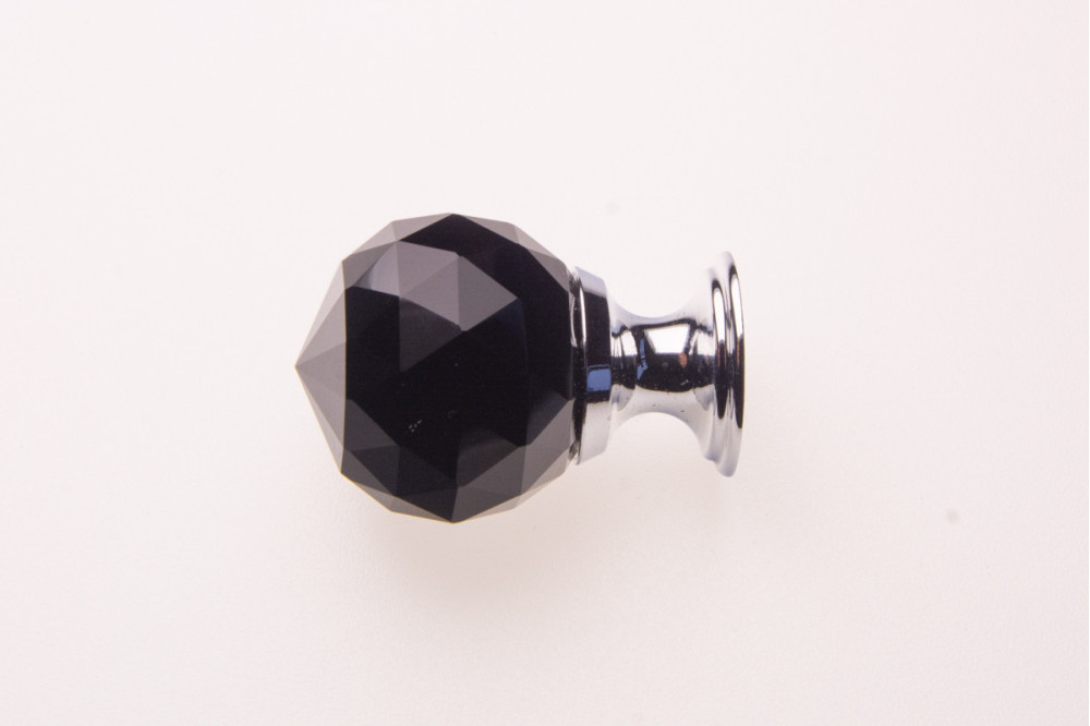 BUTON STICLA MARE NEGRU 2