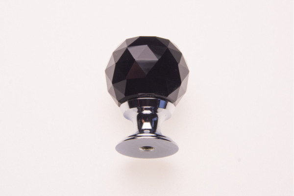 BUTON STICLA MARE NEGRU