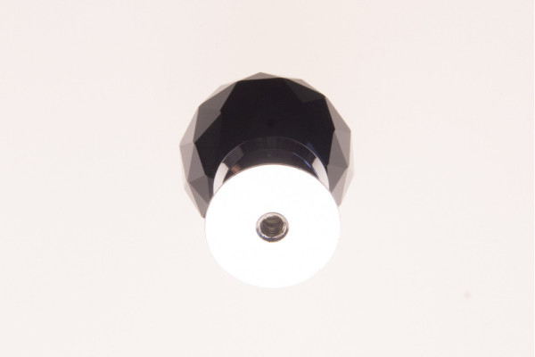 BUTON STICLA MARE NEGRU