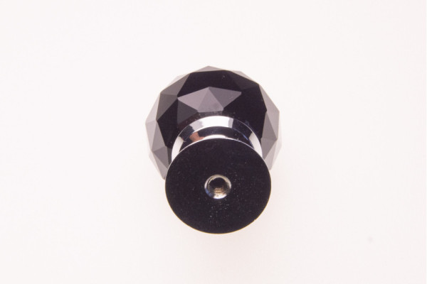 BUTON STICLA MARE NEGRU